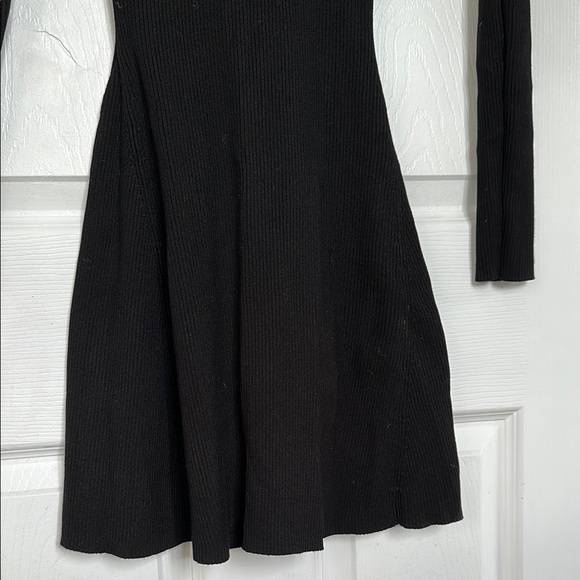 Zara Black Turtle Neck Long Sleeve Dress - Picture 3 of 6
